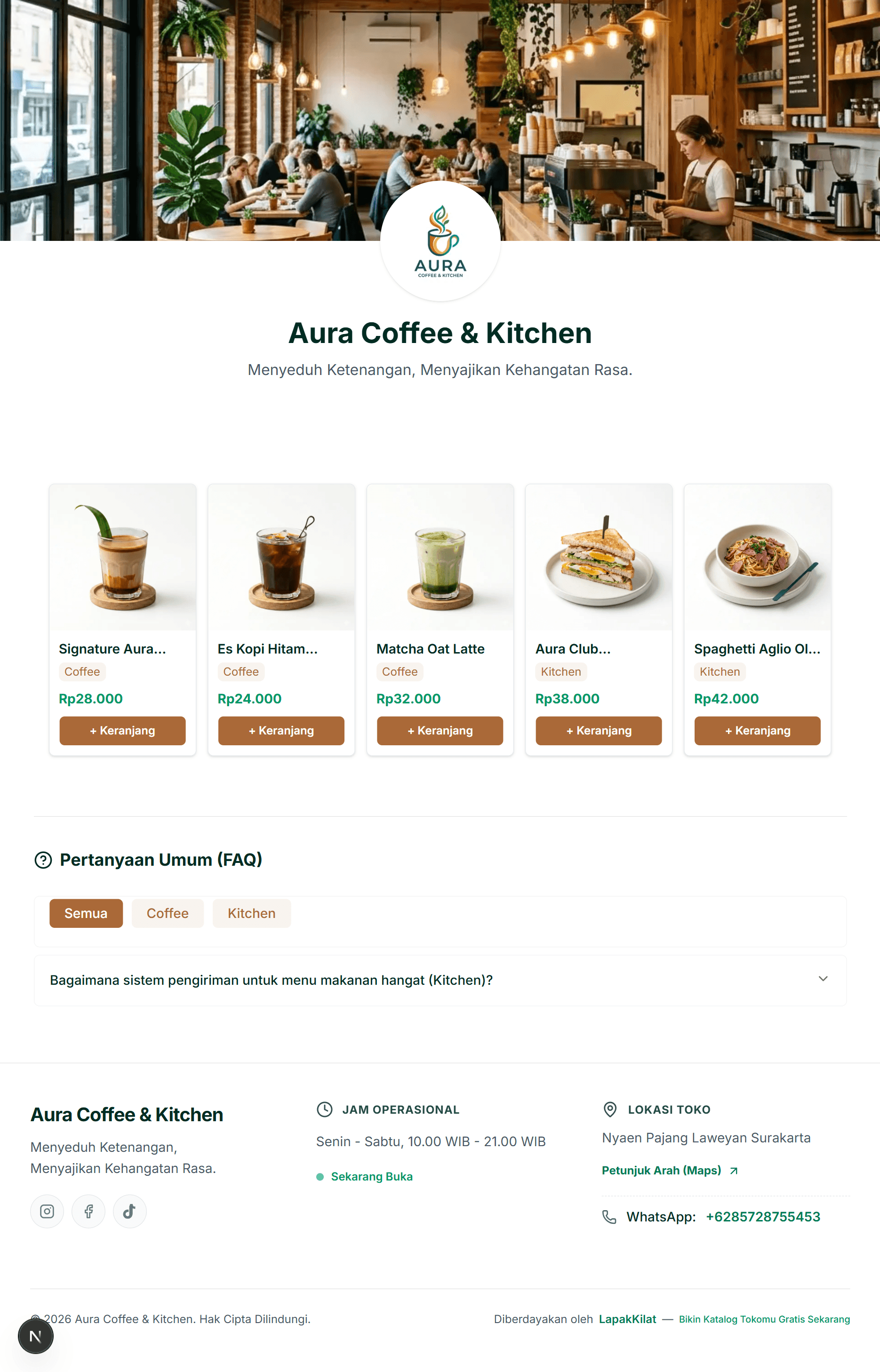 app screen